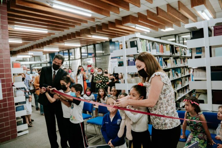 Se inauguró el Espacio de Lectura Infantil en la ESPM/INSP